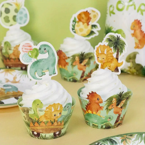 Zestaw dekoracji do babeczek