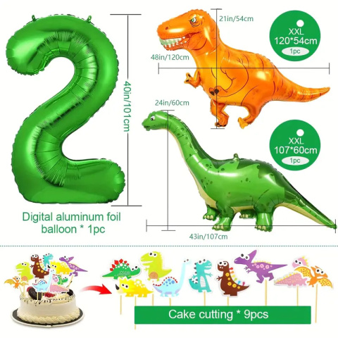 Zestaw dekoracji na szóste urodziny